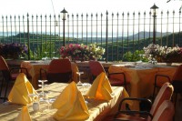 La terrazza sulla valpolicella, si vede il Lago di Garda