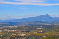 Vista del panorama sul profilo di Napoleone (Monte Pizzocolo, Brescia)